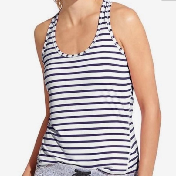 Athleta Tops - GREEN & WHITE‎ ATHLETA Women’s Chi Tank Top, Size S